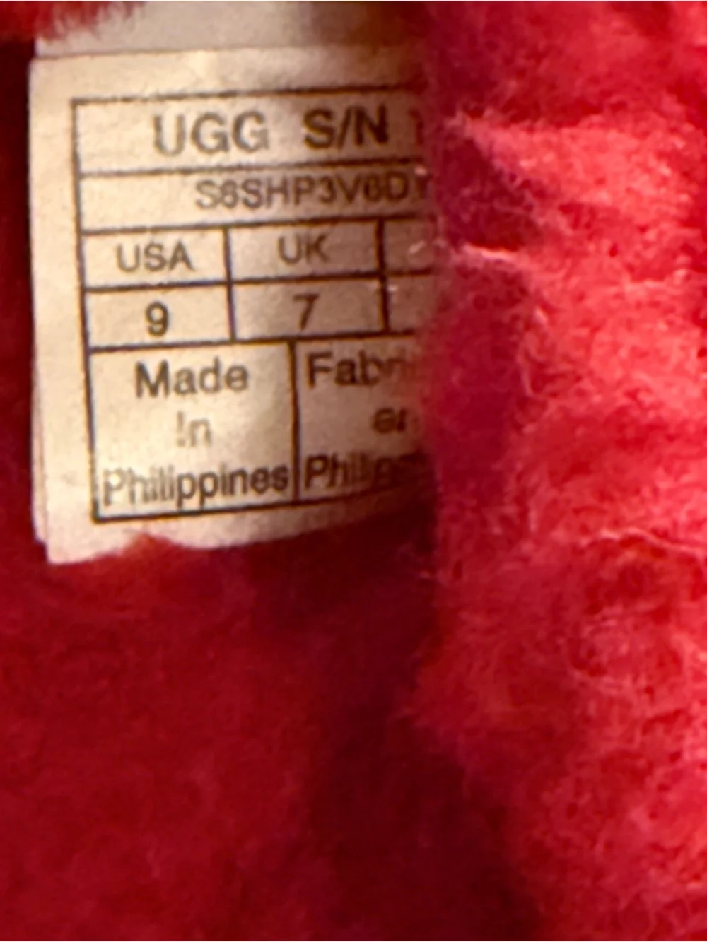 UGG soft suede